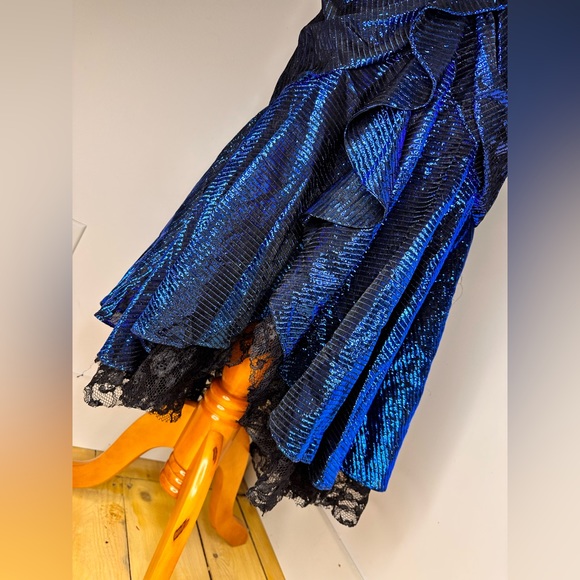 VINTAGE New Leaf by Samir 70s/80s Mermaid Cocktail dress - Picture 5 of 12